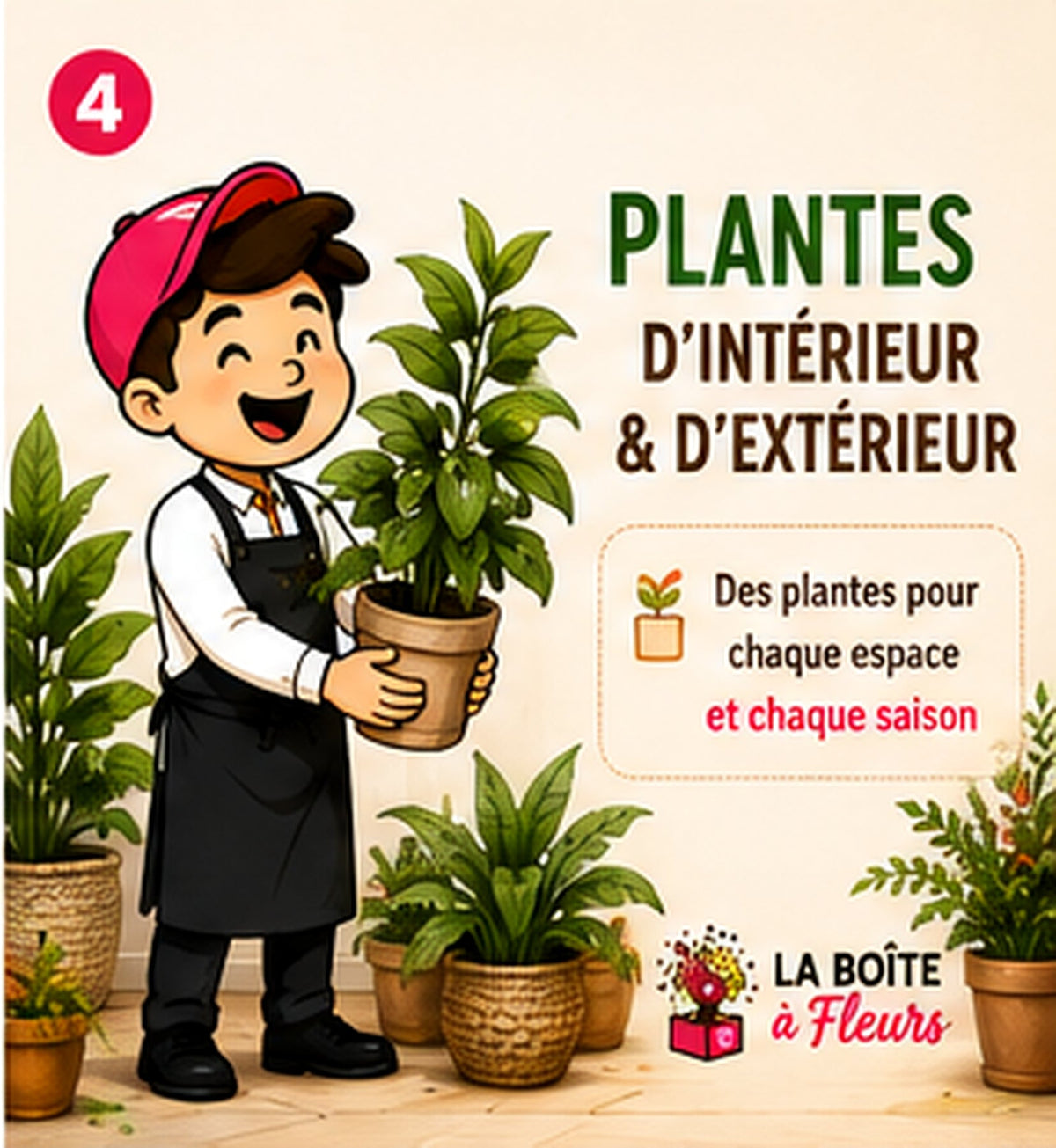 Vente de plantes d'intérieur et d'extérieur