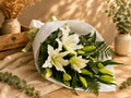 Bouquet de Lys orientaux et son feuillage